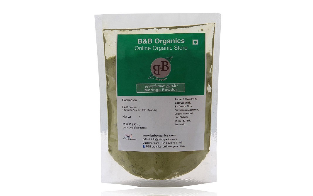 B&B Organics Moringa Powder    Pack  5 kilogram